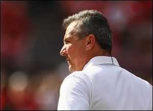 Ohio State head coach Urban Meyer said his program will fire employees who leak information to the media.