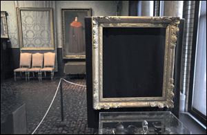 In 2010, thieves left behind emptry frames at the Isabella Stewart Gardner Museum in Boston. 