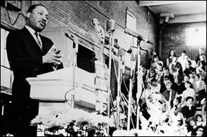 Dr. Martin Luther King, Jr.'s speech at Ohio Northern University on Jan. 11, 1968.