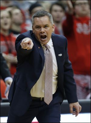 New coach Chris Holtmann has helped Ohio State, which finished 7-11 in the Big Ten last season, to a 13-1 mark in the conference this year. 