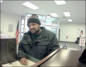 On Monday at approximately 12:20 p.m., a lone black male entered the Key Bank located at 2161 S. Byrne Rd., Toledo and demanded money from tellers. The suspect took an undisclosed amount of money.