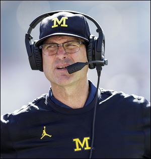  Michigan head coach Jim Harbaugh 