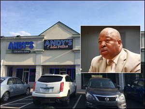 Toledo Councilman Tyrone Riley is accused of a dine-and-dash on Tuesday, July 10, 2018 at Andy’s Sports Bar and Jojo’s Pizza, located at 4941 Dorr St. 