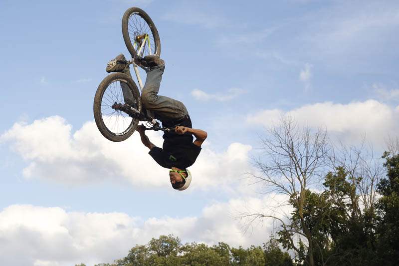 Catching Air at Jermain BMX Bike Park - The Blade